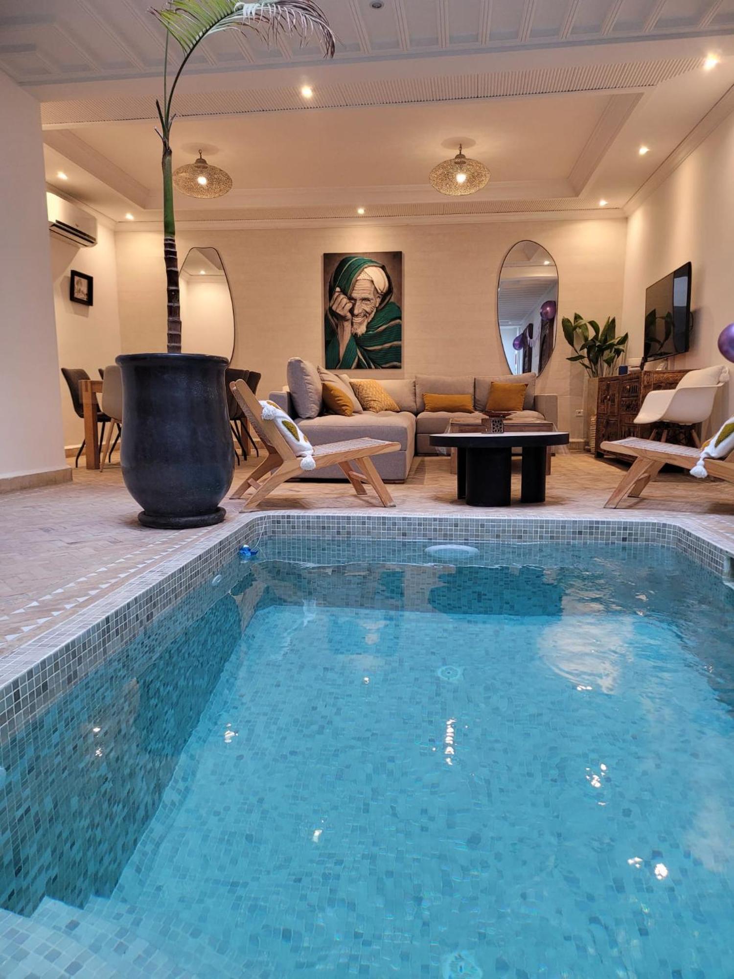Riad Melilo Avec Piscine Chauffee Marrakesh Ngoại thất bức ảnh
