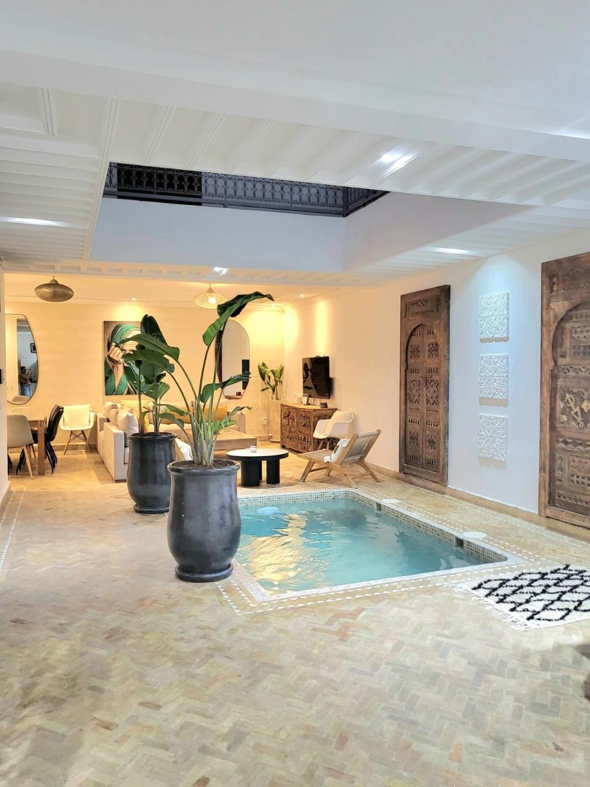 Riad Melilo Avec Piscine Chauffee Marrakesh Ngoại thất bức ảnh