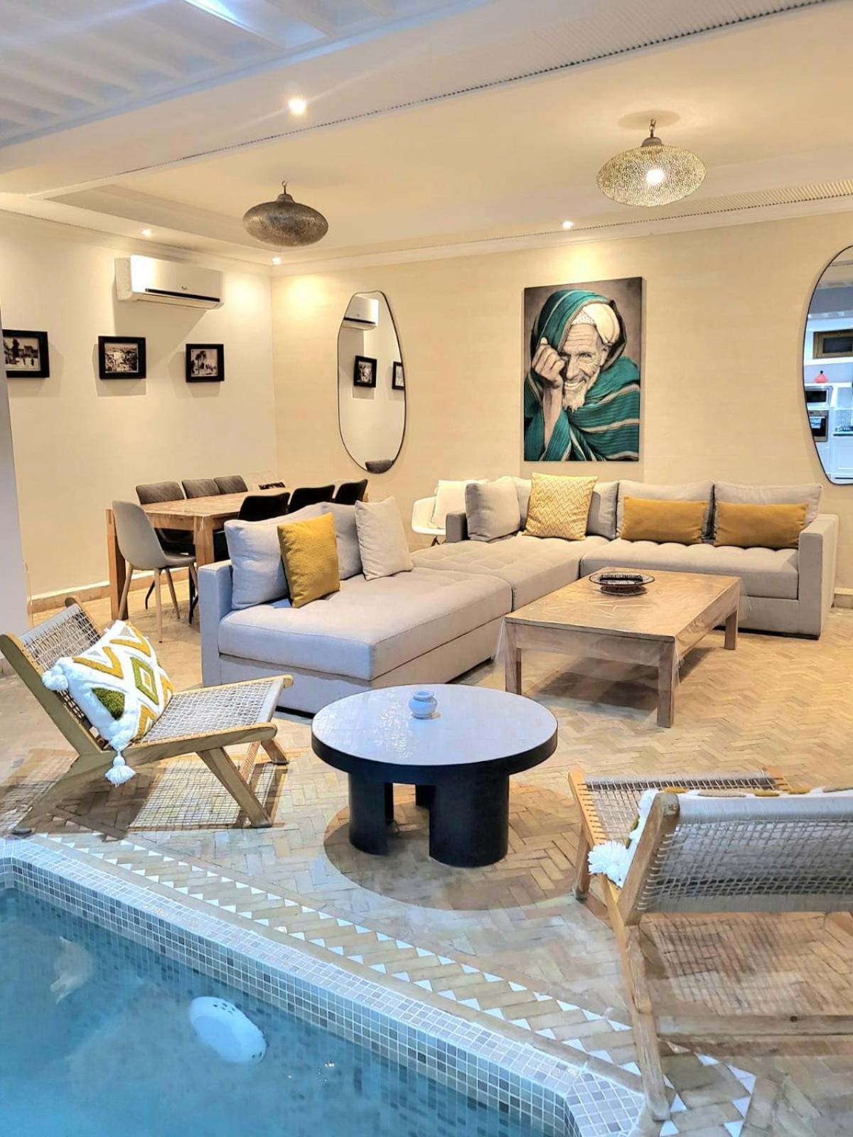 Riad Melilo Avec Piscine Chauffee Marrakesh Ngoại thất bức ảnh