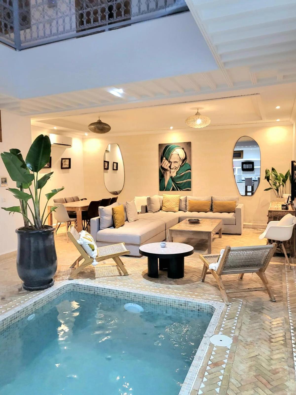 Riad Melilo Avec Piscine Chauffee Marrakesh Ngoại thất bức ảnh